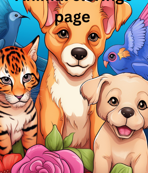 wild animal cloringe 230 page for kids